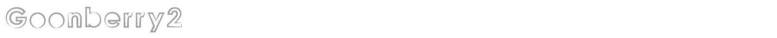 Goonberry 2 font preview